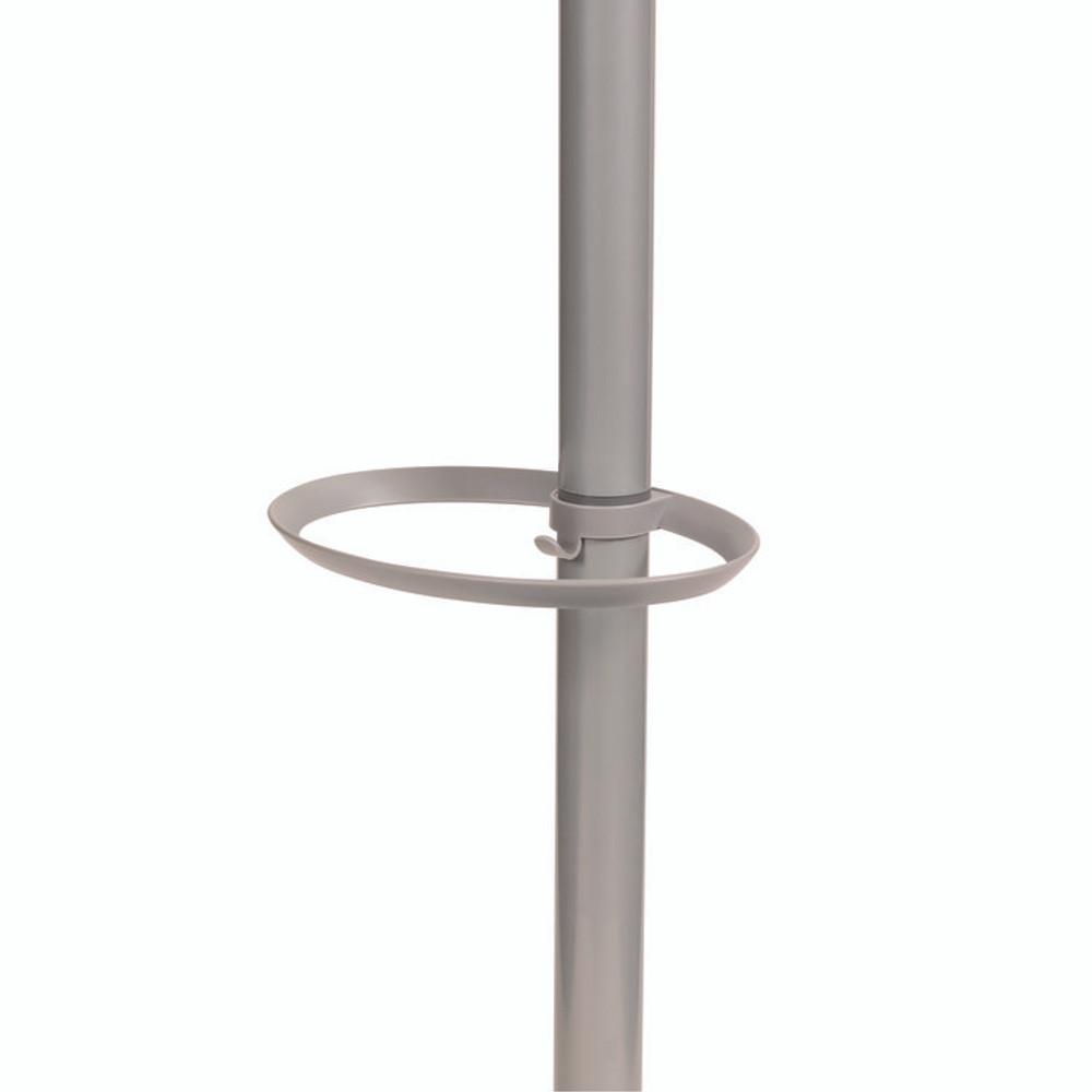 ALBA PMFESTWM Festival Coat Stand with Umbrella Holder, Five Knobs, 13.97 x 14 x 73.62, Gray