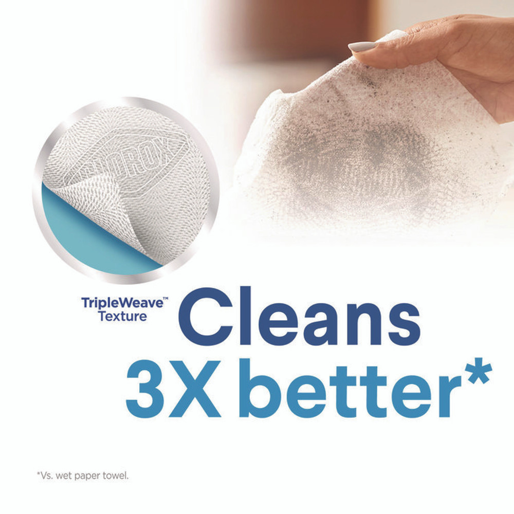 CLOROX SALES CO. 01594EA Disinfecting Wipes, Bleach Free Cleaning Wipes, 1-Ply, 7 x 8, Crisp Lemon, White, 35/Canister