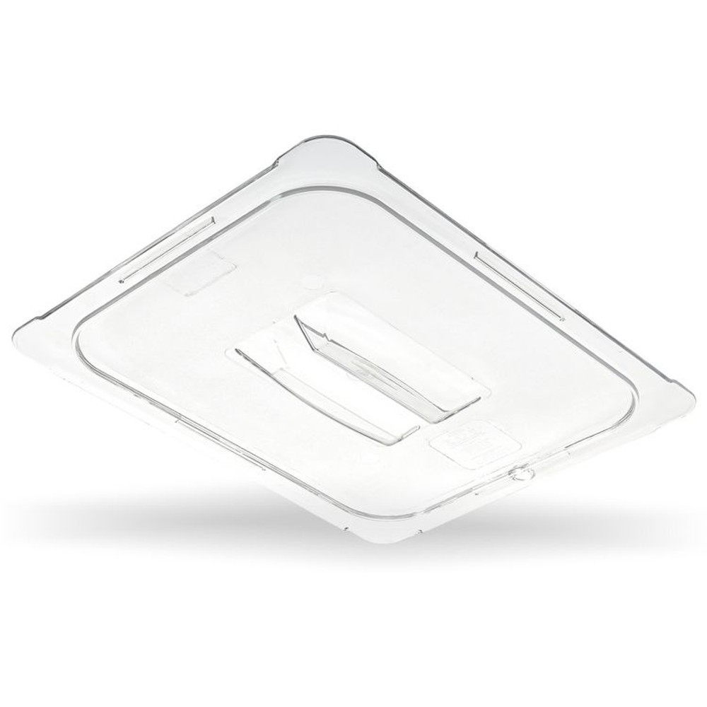 CFS BRANDS Carlisle 10210U07 StorPlus Polycarbonate Handled Universal Lid, 12.88 x 20.75 x 0.88, Clear, Plastic