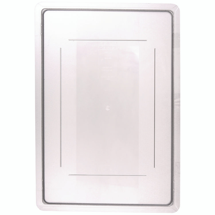 CFS BRANDS Carlisle 1062707 StorPlus Polycarbonate Food Storage Container Lid, 18 x 26 x 1.28, Clear, Plastic