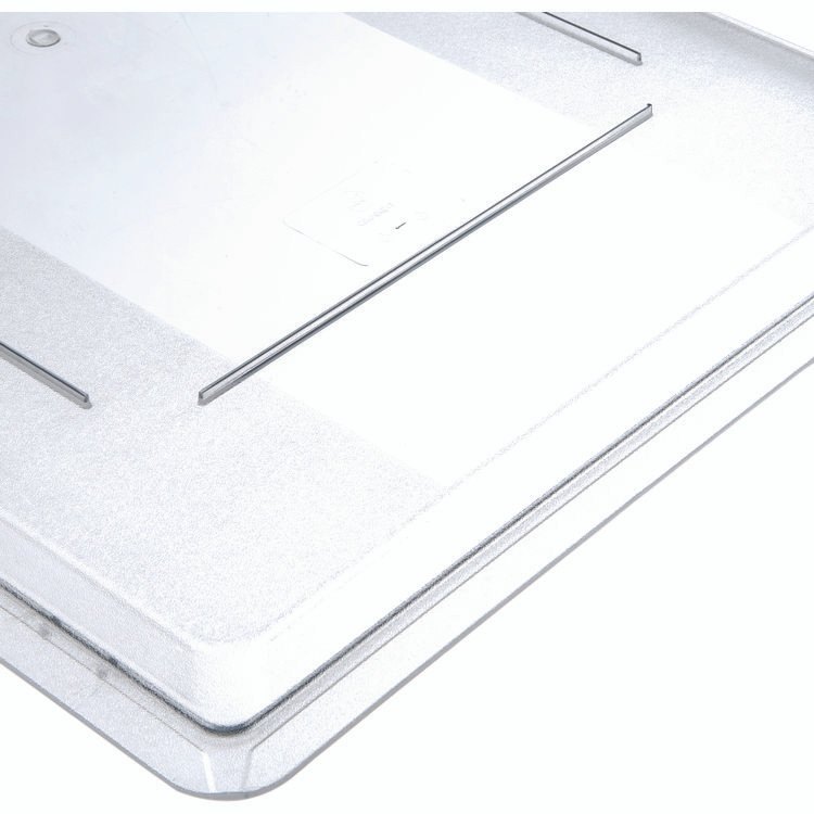 CFS BRANDS Carlisle 1062707 StorPlus Polycarbonate Food Storage Container Lid, 18 x 26 x 1.28, Clear, Plastic