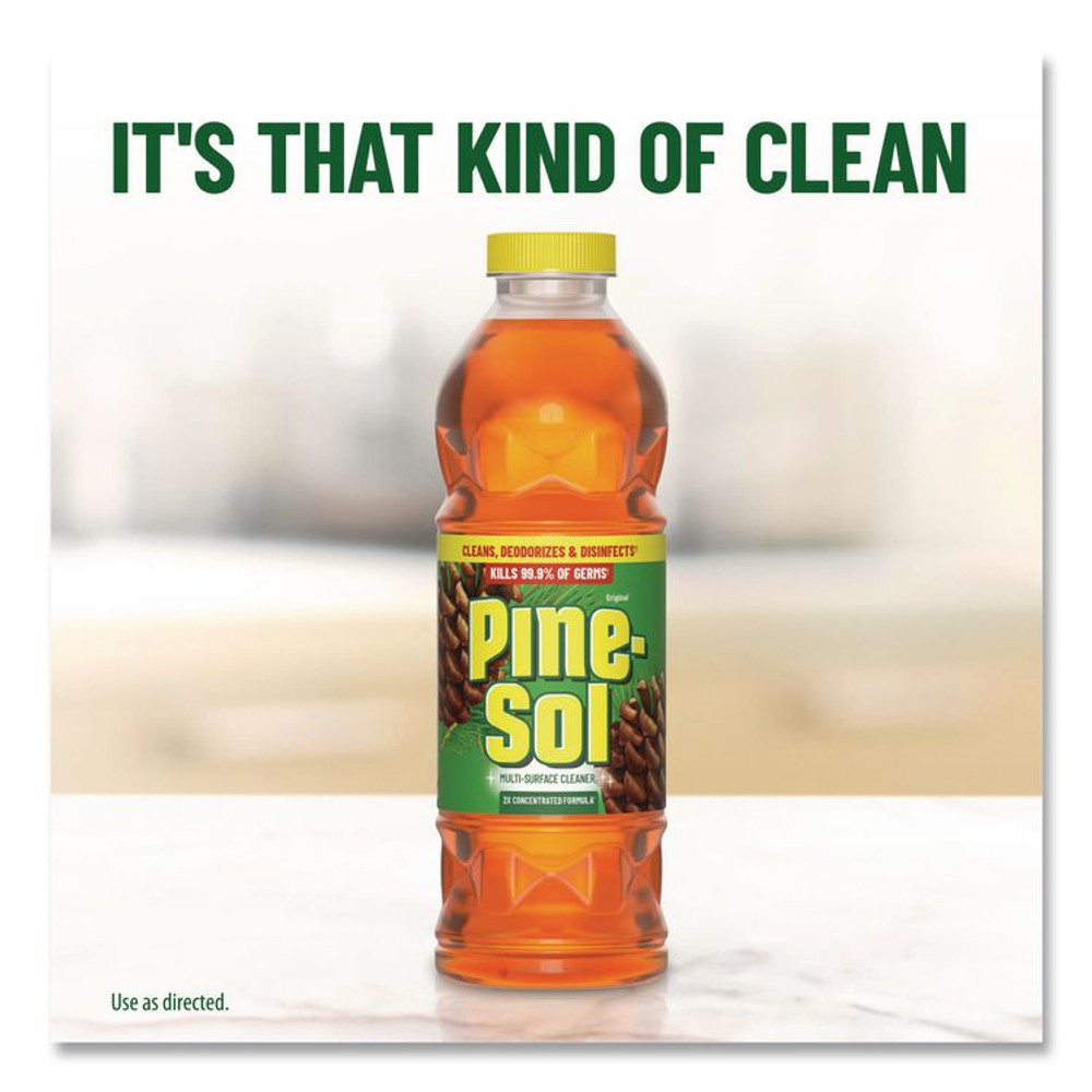 CLOROX SALES CO. Pine-Sol® 60146EA Multi-Surface Cleaner Disinfectant Concentrated, Pine Scent, 14 oz Bottle