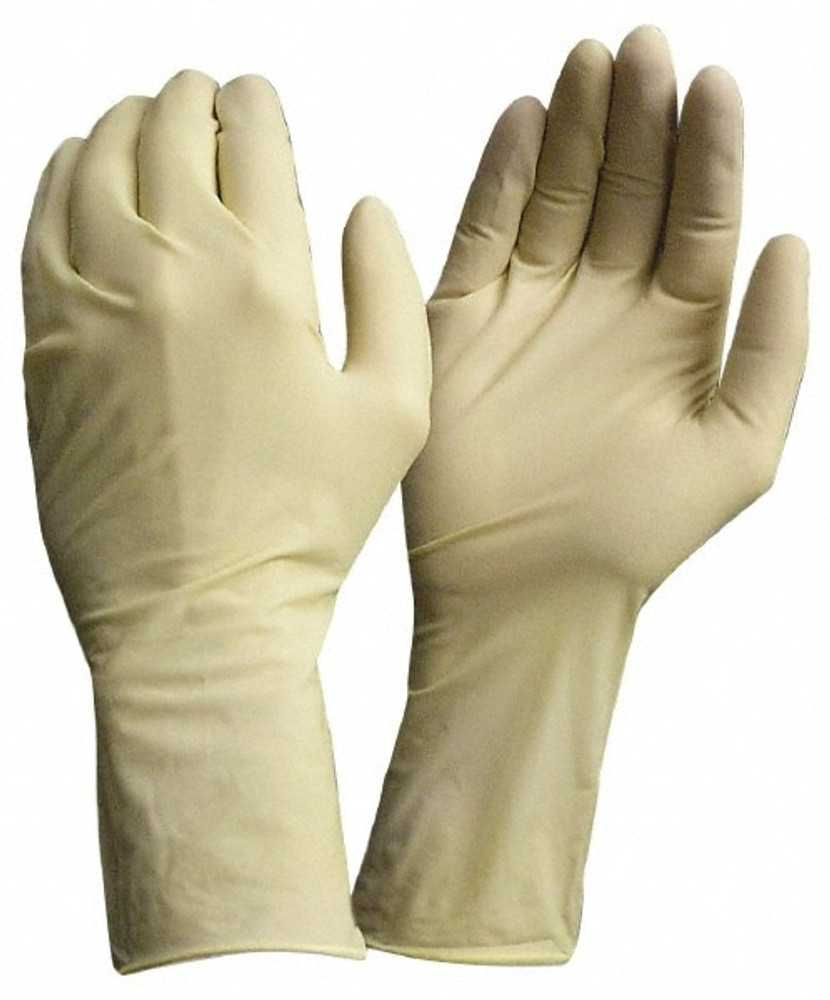 CleanTeam. 100-323000/XL Disposable Gloves: X-Large, 5 mil Thick, Latex, Cleanroom Grade