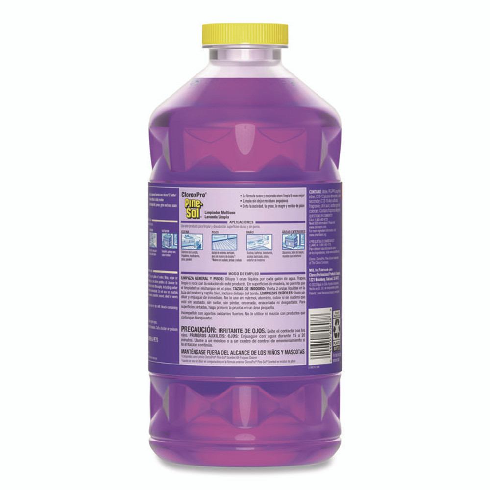 CLOROX SALES CO. Pine-Sol® 60608EA CloroxPro Multi-Surface Cleaner Concentrated, Lavender Clean Scent, 80 oz Bottle