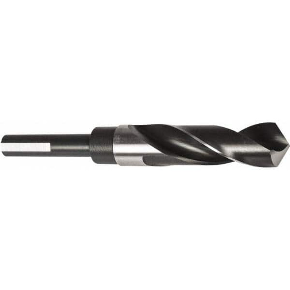 Precision Twist Drill 5999543 Reduced Shank Drill Bit: 1-1/2'' Dia, 1/2'' Shank Dia, 118 0, High Speed Steel