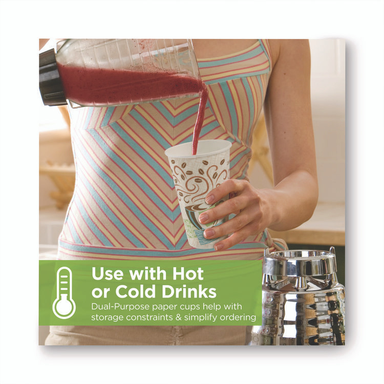 GEORGIA PACIFIC Dixie® 5320CDPK PerfecTouch Paper Hot Cups, 20 oz, Coffee Haze Design, 25/Pack