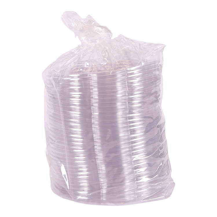 ECO-PRODUCTS,INC. EPSBLID Renewable and Compostable Lids, Fits 24, 32 and 48 oz Salad Bowls, Clear, Plastic, 300/Carton