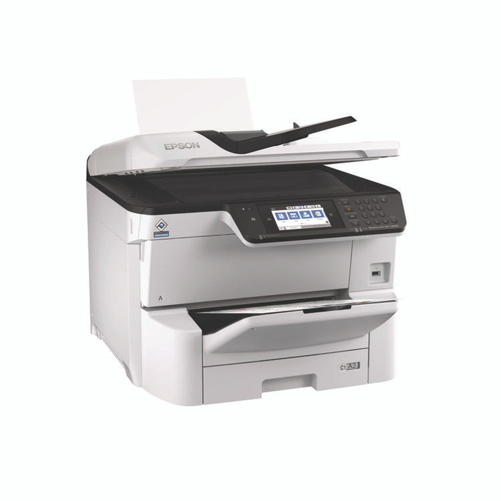 EPSON AMERICA, INC. C11CG68201 WorkForce Pro WF-C8690 Color Multifunction Printer, Copy/Fax/Print/Scan