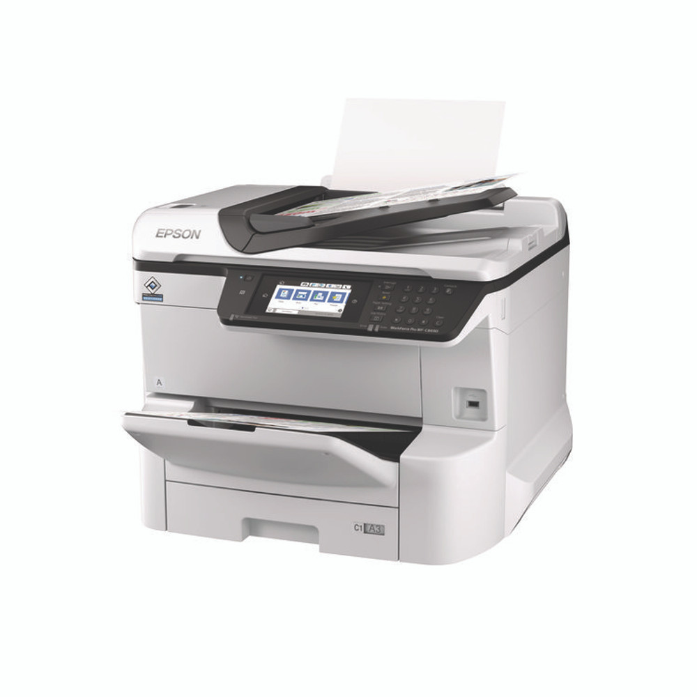 EPSON AMERICA, INC. C11CG70201 WorkForce Pro WF-C8190 Wireless Color Inkjet Printer