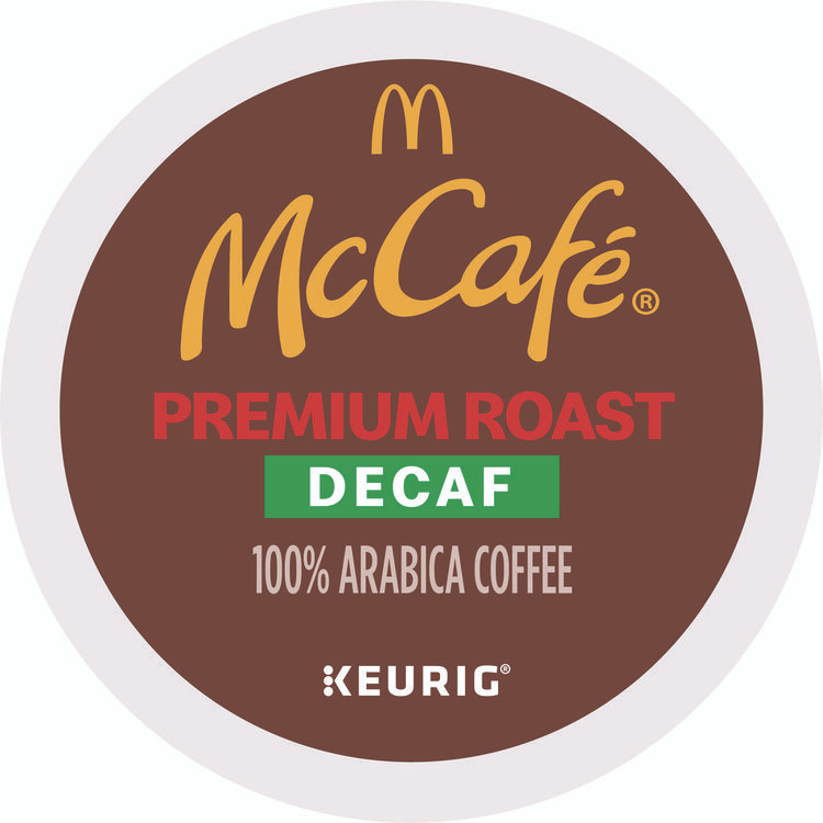 KEURIG DR PEPPER McCafe® 7467 Premium Roast Decaf K-Cup, 24/BX