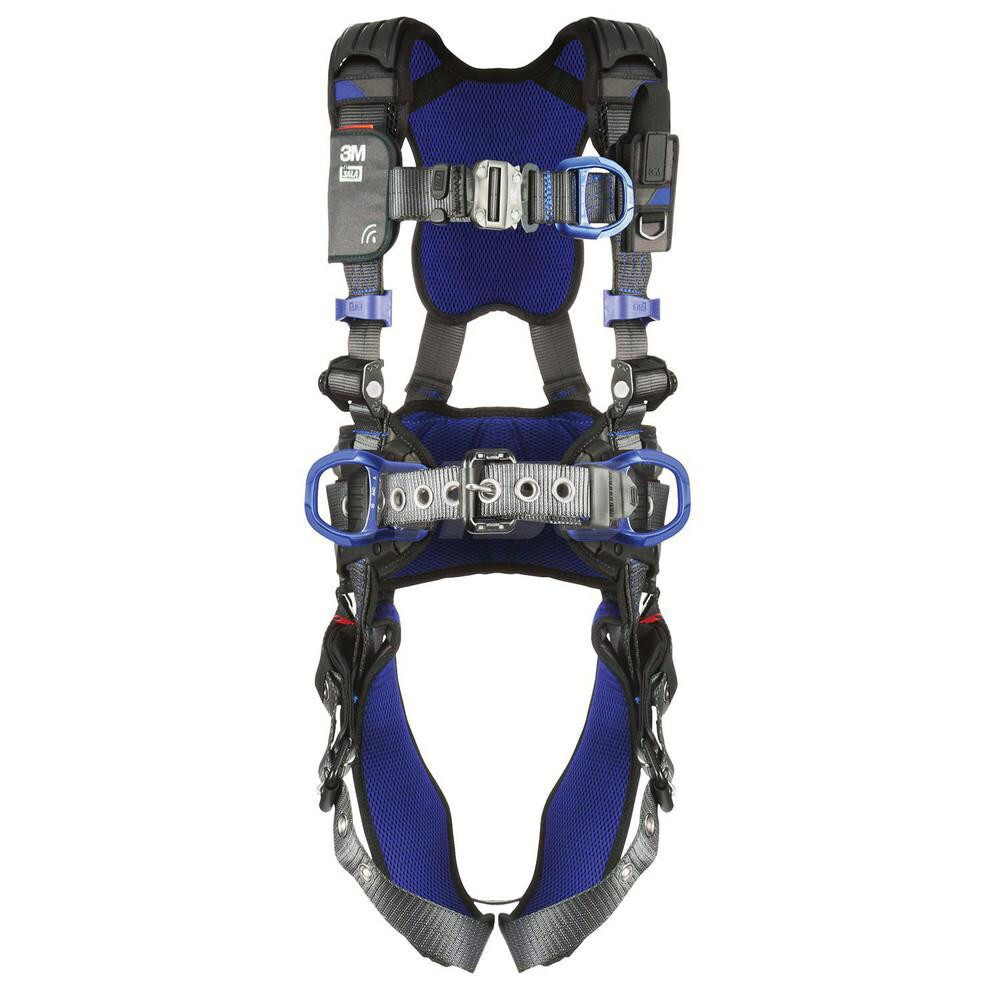 DBI-SALA 7012816556 Fall Protection Harnesses: 420 Lb, Construction Style, Size X-Large, For Climbing & Positioning, Polyester, Back Front & Side