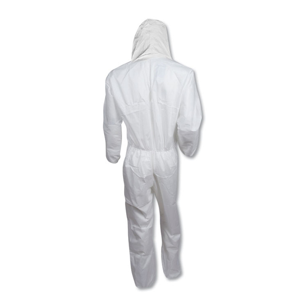 SMITH AND WESSON KleenGuard™ 49115 A20 Breathable Particle Protection Coveralls, Zip Closure, 2X-Large, White