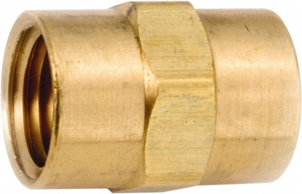 ANDERSON METALS 756103-08 Industrial Pipe Coupling: 1/2-14 Female Thread, FNPT