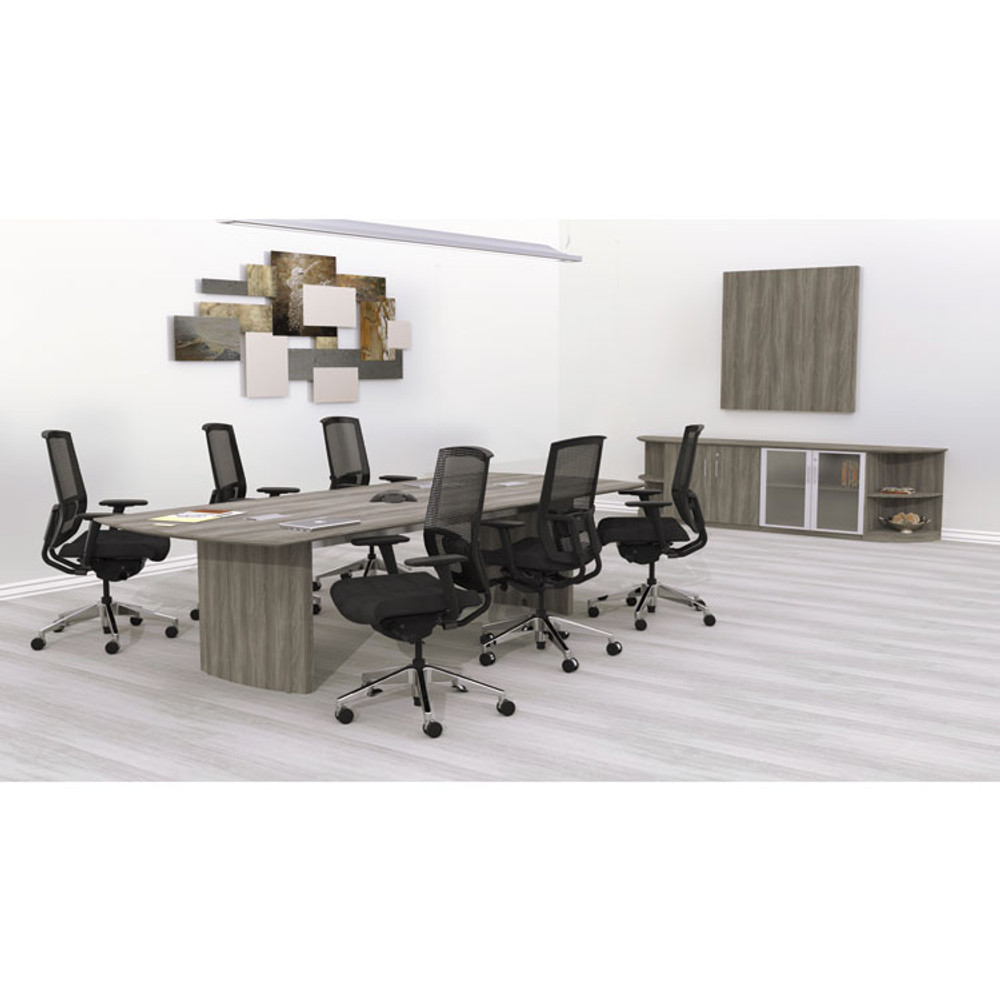 SAFCO PRODUCTS MNMTSLLGS Medina Series Conference Table Base, 23.6w x 2d x 28.13h, Gray Steel