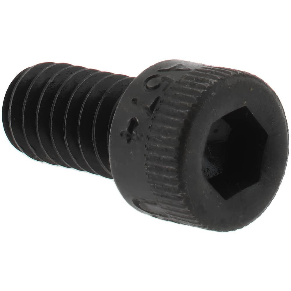 MSC 25C50KCS Socket Cap Screw: 1/4-20, 1/2" Length Under Head, Socket Cap Head, Hex Socket Drive, Alloy Steel, Black Oxide Finish