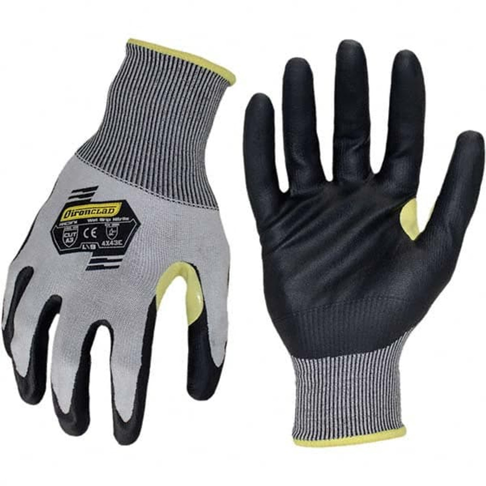 ironCLAD KKC3FN-06-XXL Cut-Resistant Gloves: Size 2X-Large, ANSI Cut A3, ANSI Puncture 4, Foam Nitrile, Series KKC3FN