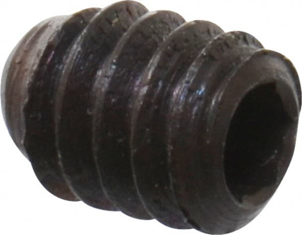 Unbrako 113747 Set Screw: #3-48 x 1/8", Cup Point, Alloy Steel, Grade 8