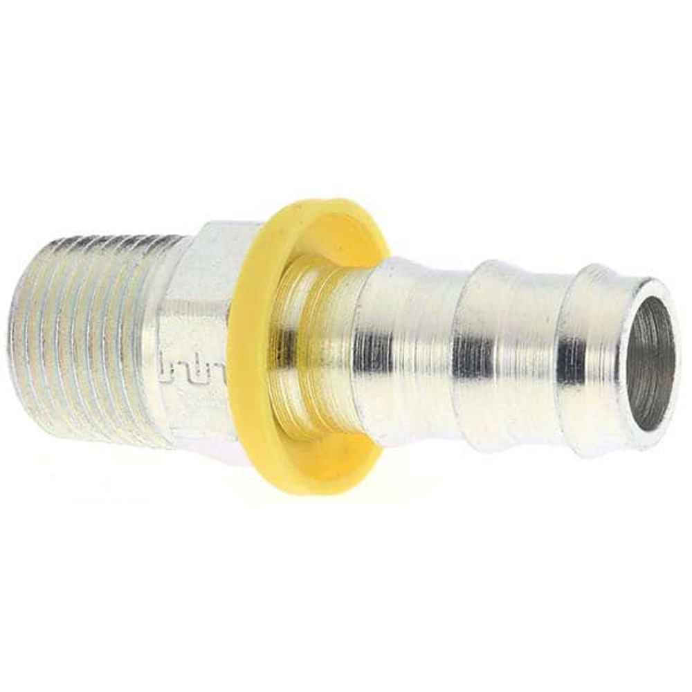 Parker PP-00029 Hydraulic Hose Male NPTF Pipe Rigid Fitting: 0.625" ID, 10 mm, 1/2-14