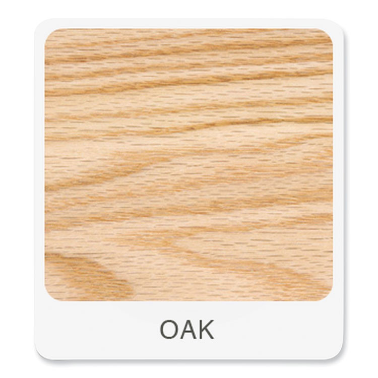 DIVERSIFIED WOODCRAFTS, INC. Spaces™ P760LBBK30N Classroom Science Table, 60w x 24d x 30h, Black High Pressure Laminate (HPL) Top, Clear Northwoods Oak Base