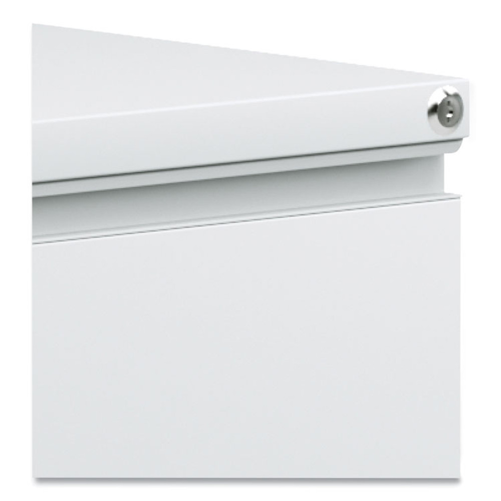 ALERA PBFFLG File Pedestal with Full-Length Pull, Left or Right, 2 Legal/Letter-Size File Drawers, Light Gray, 14.96" x 19.29" x 27.75"