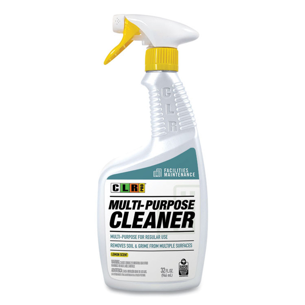 JELMAR, LLC CLR PRO® FMMPC326PRO Multi-Purpose Cleaner, Lemon Scent, 32 oz Bottle, 6/Carton