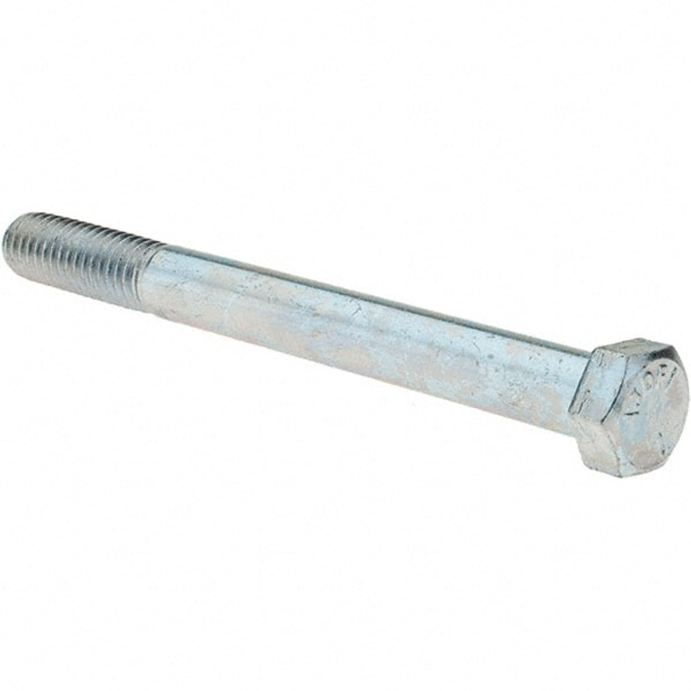 Value Collection D30092 Hex Head Cap Screw: 7/16-14 x 4-1/2", Grade 5 Steel, Zinc-Plated