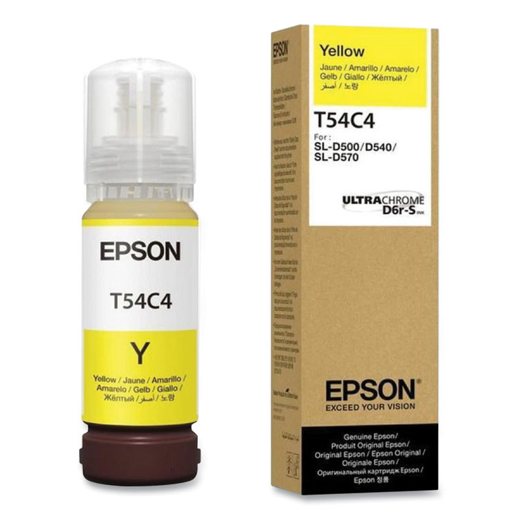 EPSON AMERICA, INC. T54C420 T54C420 (T54C) UltraChrome Ink, 70 mL, Yellow