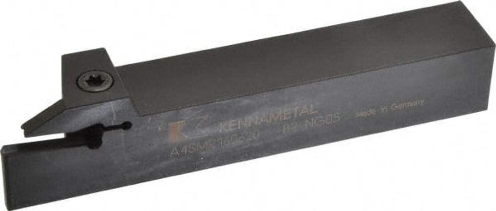Kennametal 2263176 Indexable Grooving-Cutoff Toolholder: A4SMR160620, 6 mm Min Groove Width, 20 mm Max Depth of Cut, Right Hand