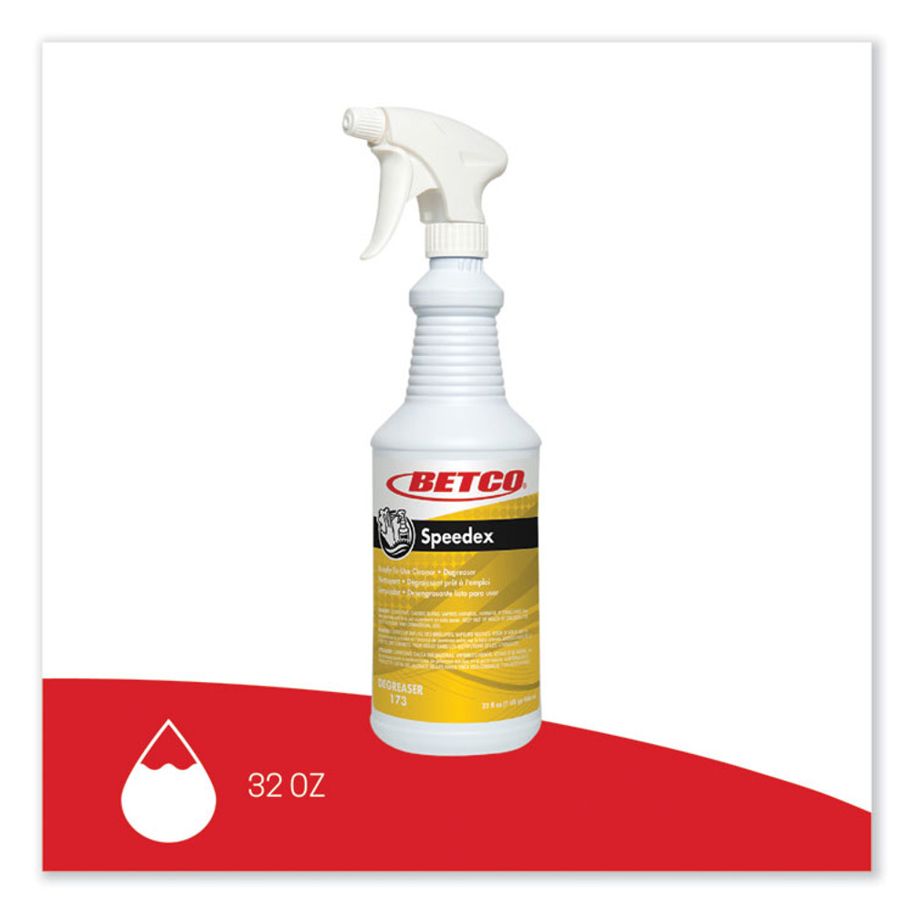 BETCO CORPORATION 1731200 Speedex Degreaser, Mint, 32 oz Spray Bottle, 12/Carton