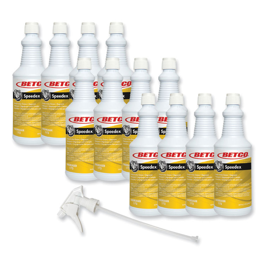 BETCO CORPORATION 1731200 Speedex Degreaser, Mint, 32 oz Spray Bottle, 12/Carton