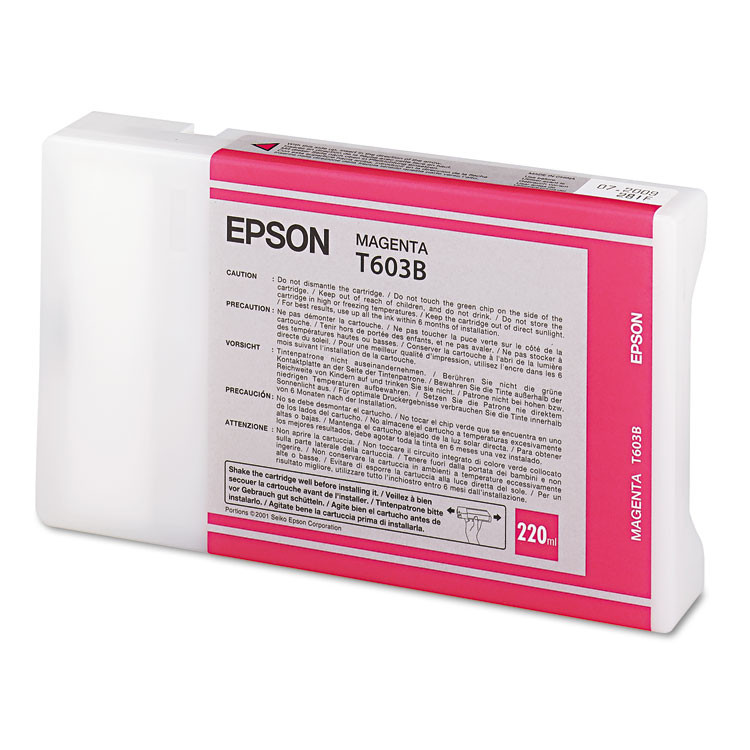 EPSON AMERICA, INC. T603B00 T603B00 (60) UltraChrome K3 Ink, Magenta