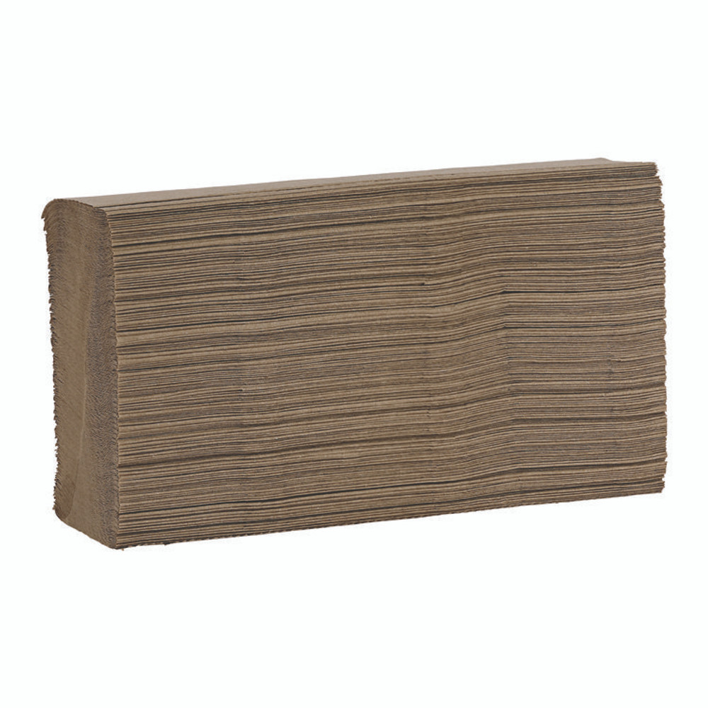 BOARDWALK 6202 Multifold Paper Towels, 1-Ply, 9 x 9.45, Natural, 250/Pack, 16 Packs/Carton