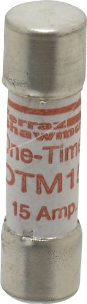 Ferraz Shawmut OTM15 Cylindrical Fast-Acting Fuse: 15 A, 10.4 mm Dia