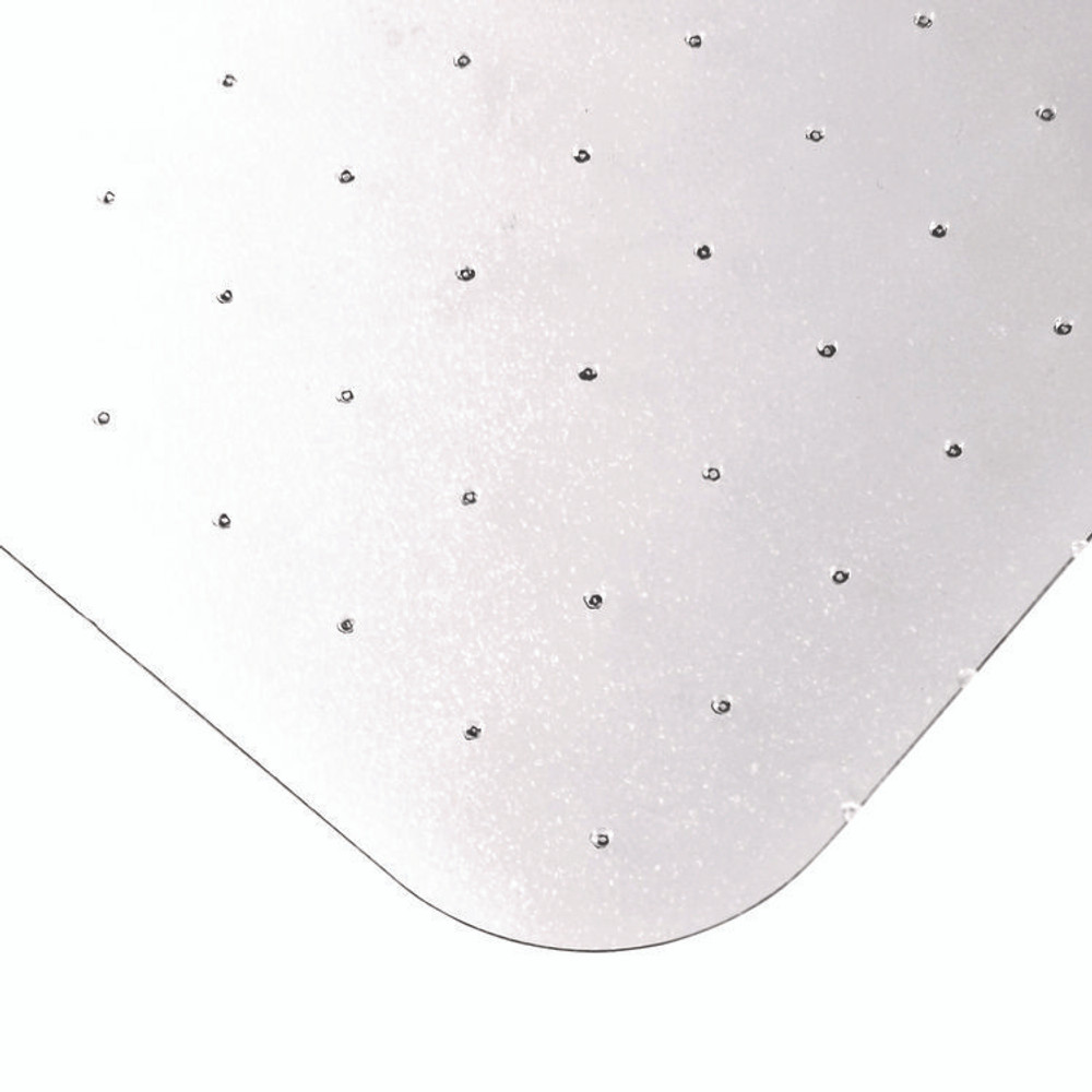 FLOORTEX NCCMFLBG0002 Ecotex Marlon BioPlus Rectangular Polycarbonate Chair Mat for Low/Medium Pile Carpets, Rectangular, 35" w x 47" l, Clear