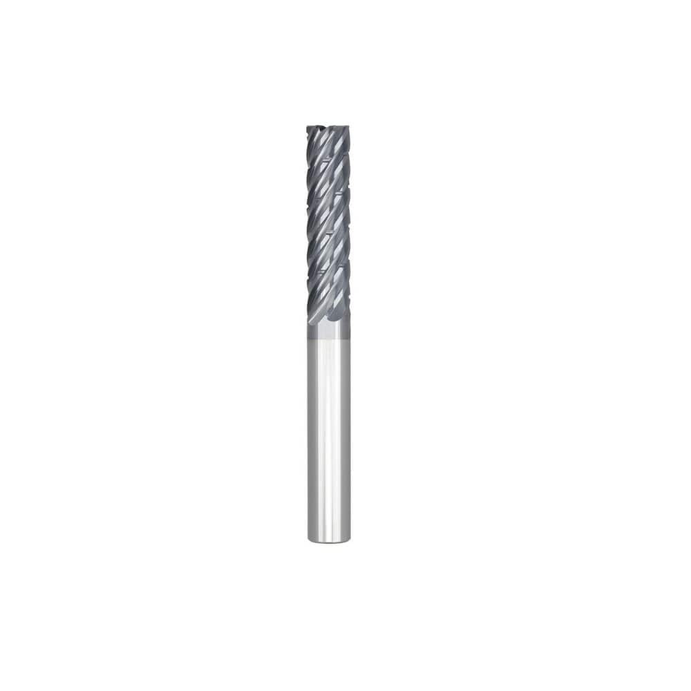 Niagara Cutter 03116006 Corner Radius End Mill: 2" LOC, 0.03" Radius, 7 Flutes, Solid Carbide