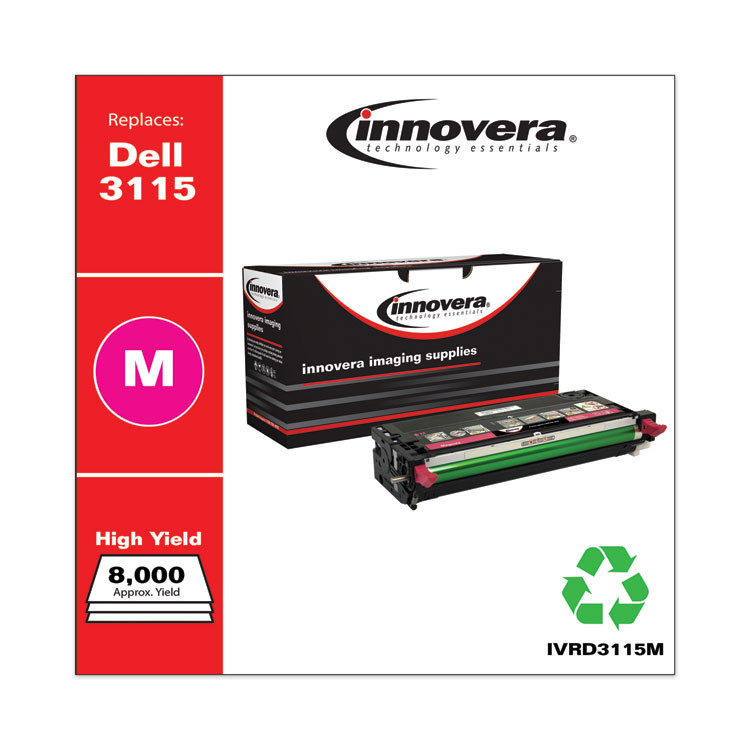 INNOVERA D3115M Remanufactured Magenta High-Yield Toner, Replacement for 310-8399, 8,000 Page-Yield