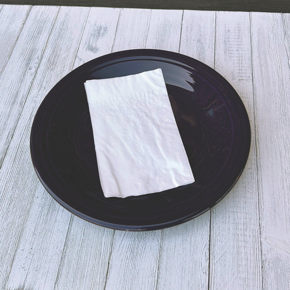GEN 15X17DINW Dinner Napkins, 2-Ply, 14.5"W x 16.5"D, White, 150/Pack, 20 Packs/Carton