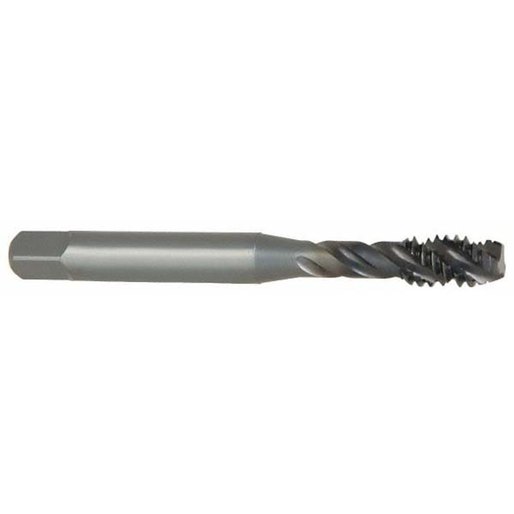 OSG 1749901 Spiral Flute Tap: 9/16-12 UNC, 3 Flutes, Modified Bottoming, 3B Class of Fit, Vanadium High Speed Steel, Oxide Coated