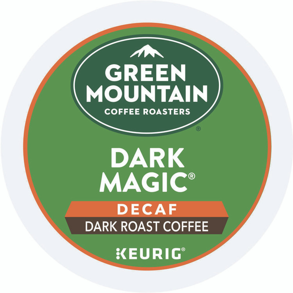 KEURIG DR PEPPER Green Mountain Coffee® 4067CT Dark Magic Decaf Extra Bold Coffee K-Cups, 96/Carton