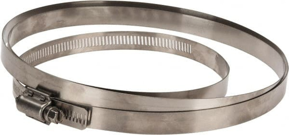 IDEAL TRIDON 4831852 Worm Gear Clamp: SAE 318, 17-1/2 to 20-3/8" Dia, Stainless Steel Band