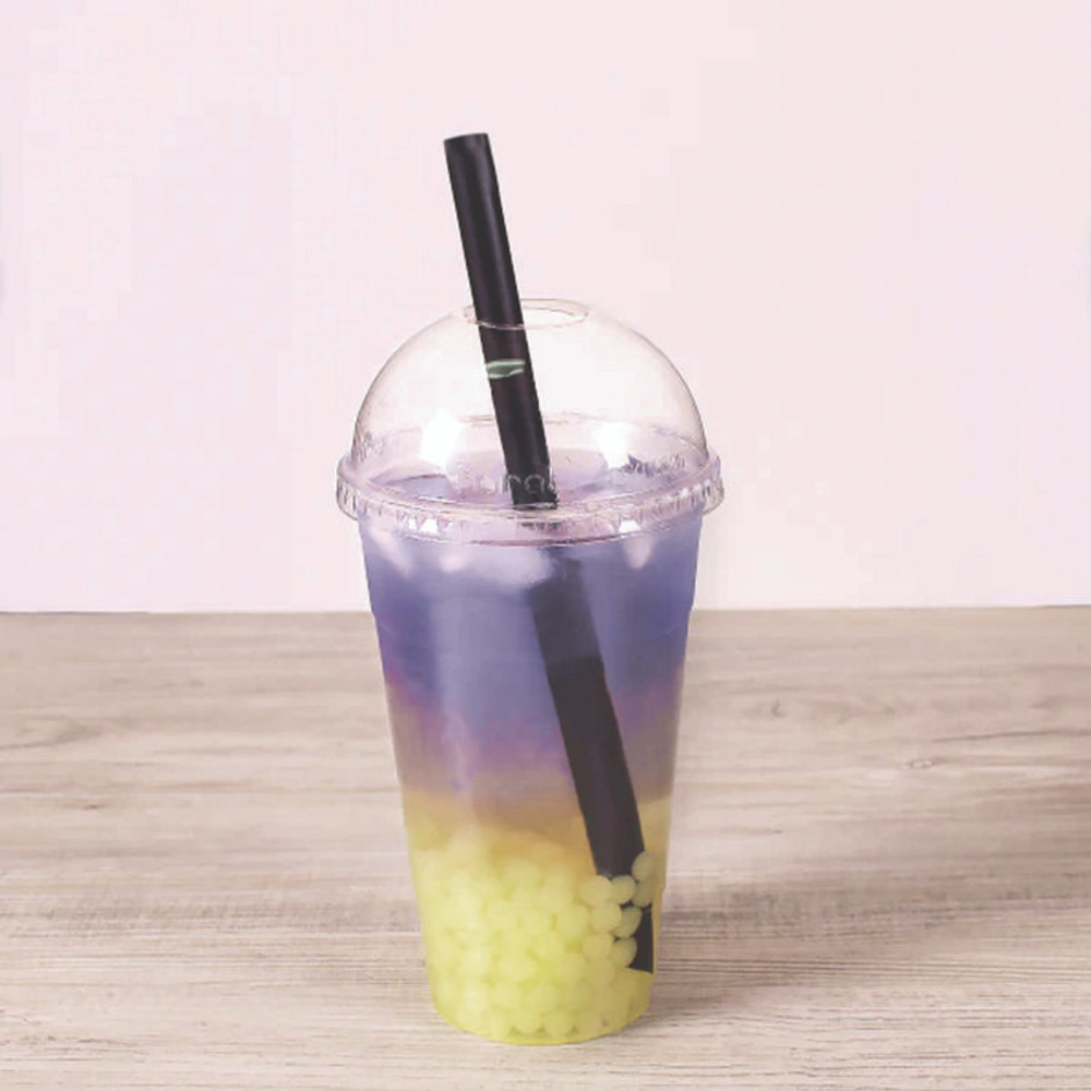 KARAT BY LOLLICUP C9060SBLACK Boba Straws, 9", Black, 1,600/Carton