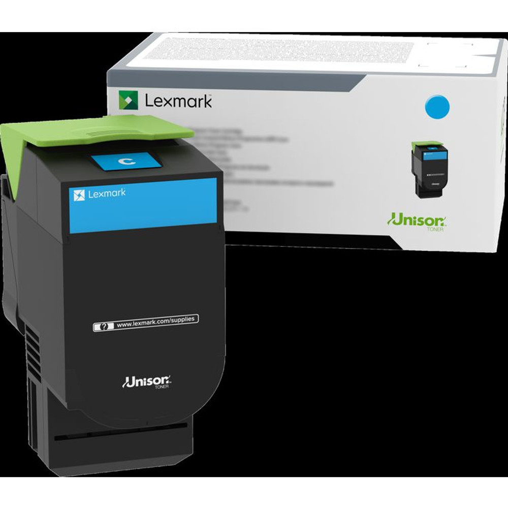 LEXMARK INT'L, INC. 70C0HCG 70C0HCG High-Yield Toner, 3,000 Page-Yield, Cyan