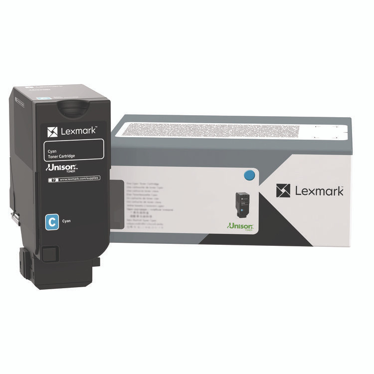 LEXMARK INT'L, INC. 71C1XC0 71C1XC0 Return Program Toner Cartridge, 12,500 Page-Yield, Cyan