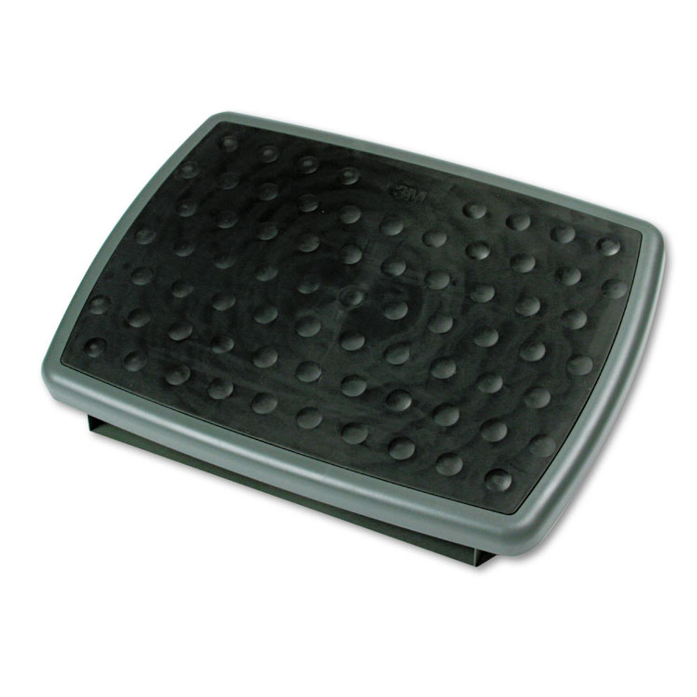 3M/COMMERCIAL TAPE DIV. FR330 Adjustable Height/Tilt Footrest, Nonskid Platform, 18w x 13d x 4 to 4.75h, Charcoal Gray
