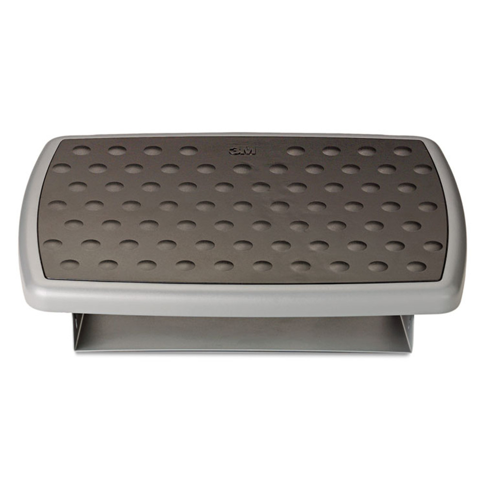 3M/COMMERCIAL TAPE DIV. FR330 Adjustable Height/Tilt Footrest, Nonskid Platform, 18w x 13d x 4 to 4.75h, Charcoal Gray