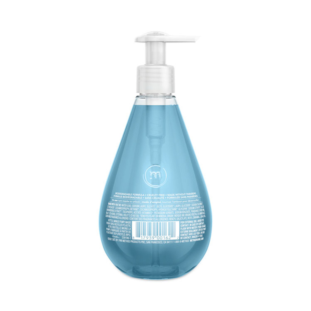 METHOD PRODUCTS INC. 00162 Gel Hand Wash, Sea Minerals Scent, 12 oz
