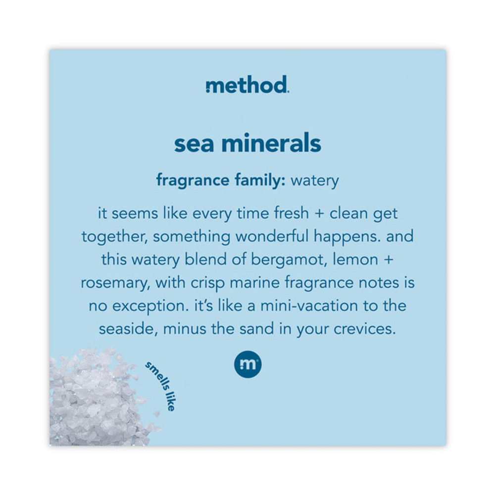 METHOD PRODUCTS INC. 00162 Gel Hand Wash, Sea Minerals Scent, 12 oz
