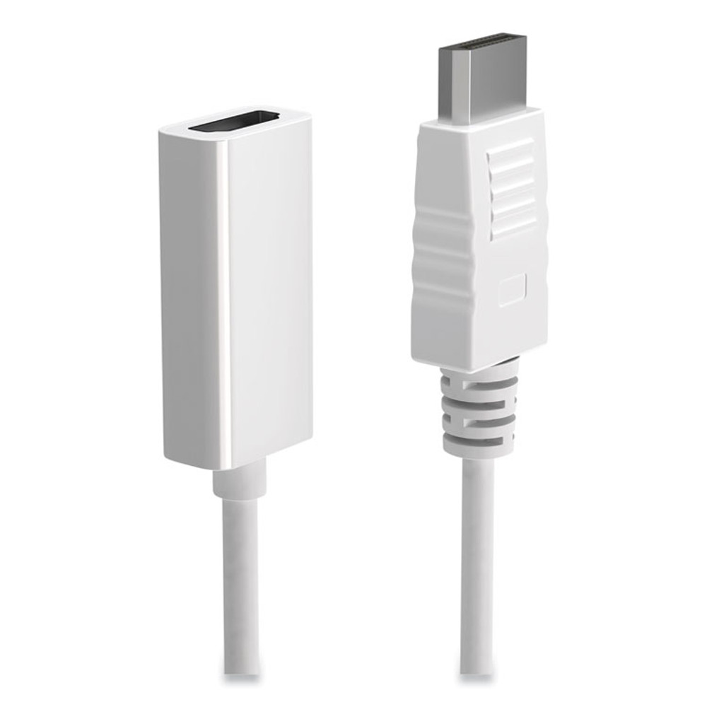 NXT TECHNOLOGIES 24400011 DisplayPort to HDMI Adapter, 6", White