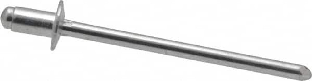 RivetKing. ABA41/P500 Open End Blind Rivet: Size 41, Dome Head, Aluminum Body, Aluminum Mandrel