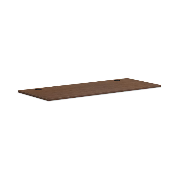 HON COMPANY PLRW7230LE1 Mod Worksurface, Rectangular, 72w x 30d, Sepia Walnut
